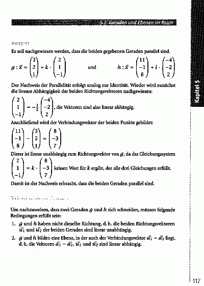 Beispielseite aus Abiturwissen Superbuch Mathe & Physik (hier S. 117)
