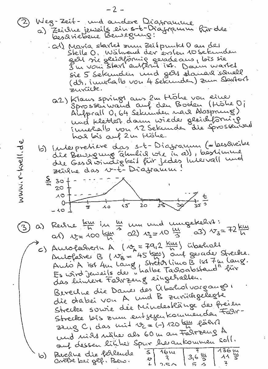 Vorbereitungsuafgaben, Seite 2