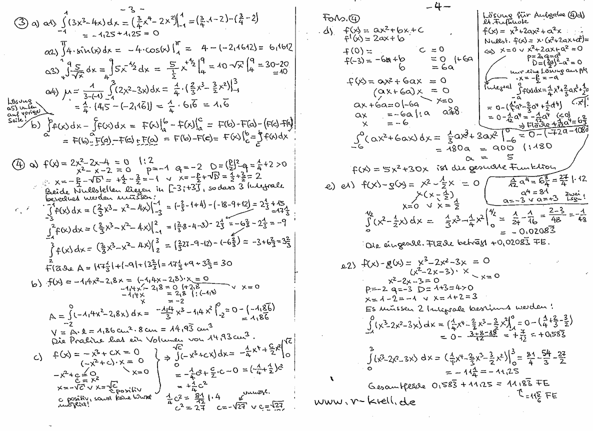 Lösung Seiten 3 und 4 (handschriftl.)