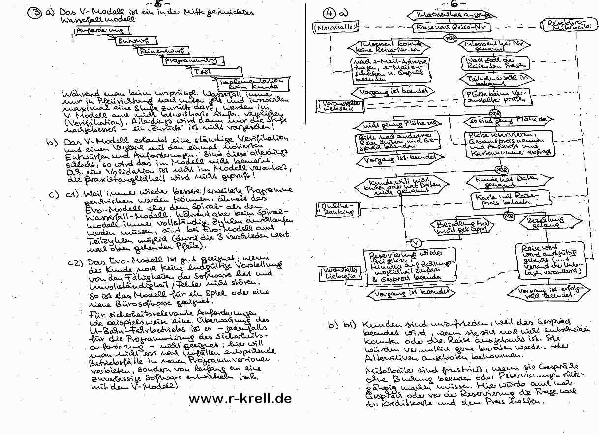 handschriftl. Klausurl�sung, Seiten 5 und 6