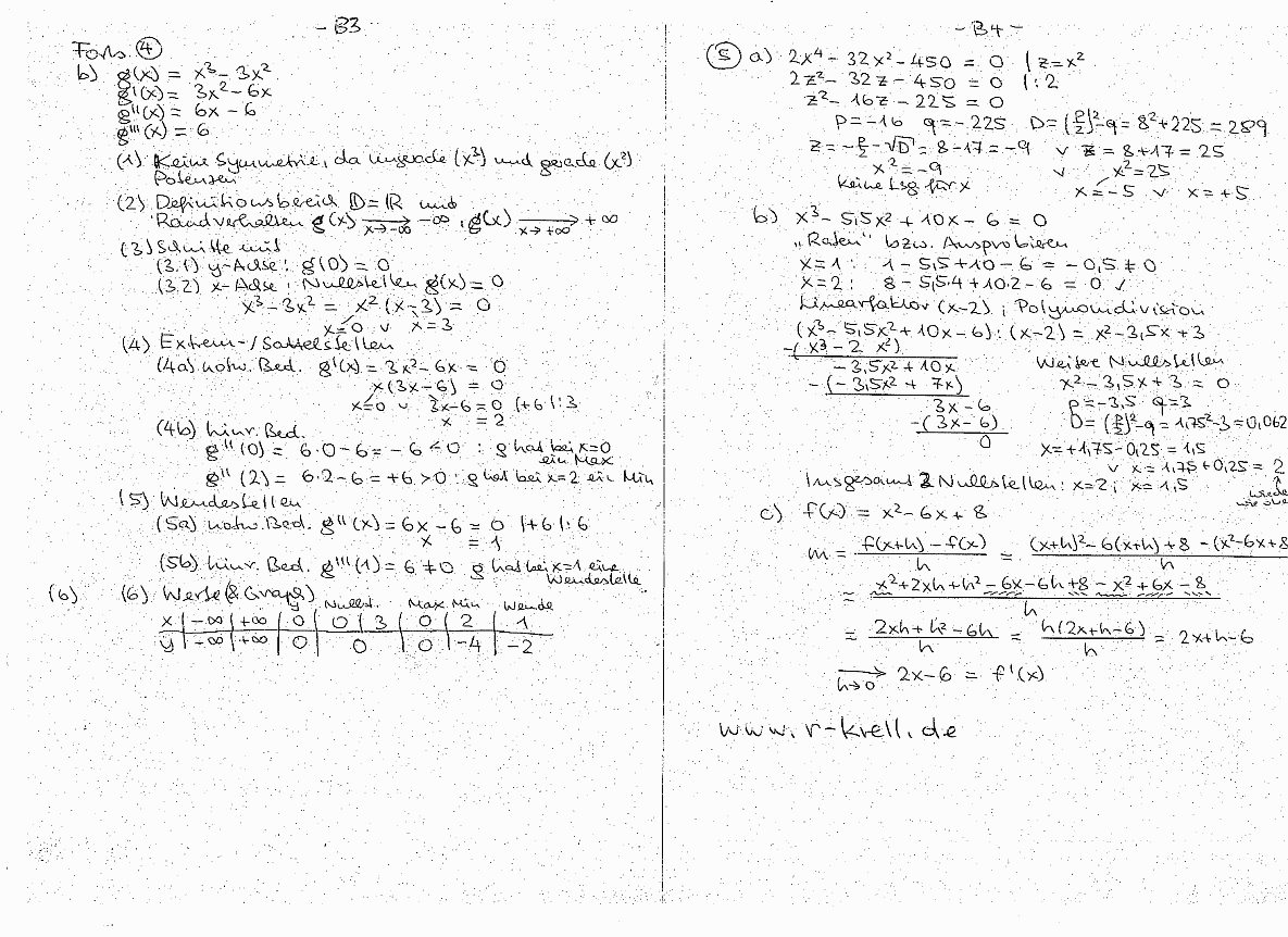 Lösung Seiten 3 und 4 (handschriftl.)