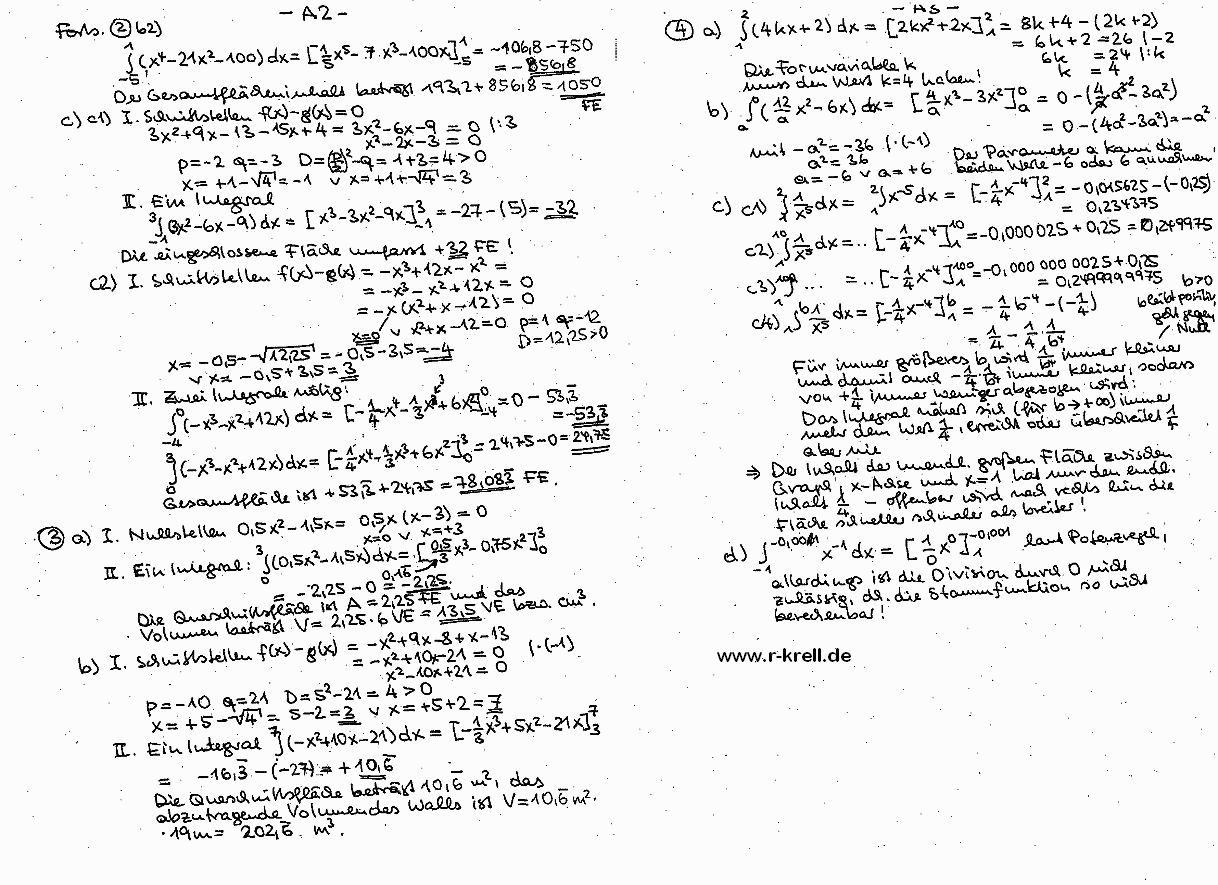 L�sung  Seite 2 (handschriftl.)