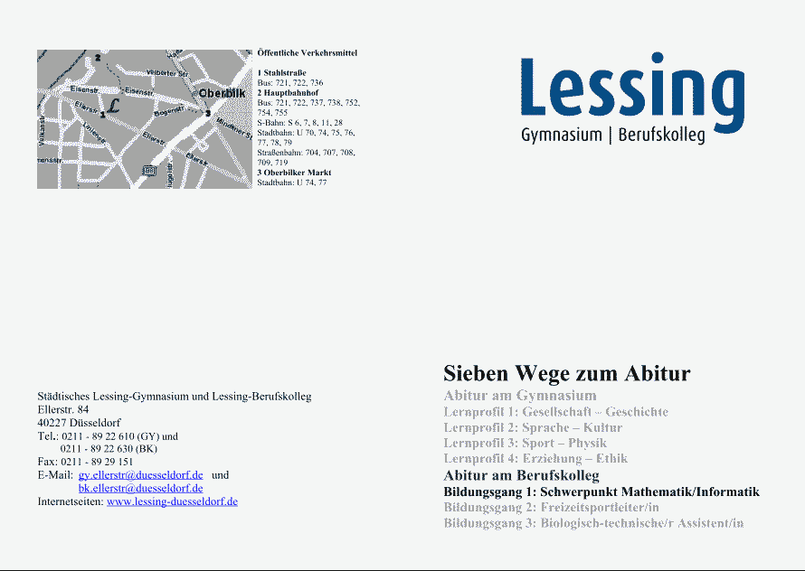 Au�enansicht Faltblatt : Seiten 4 und 1