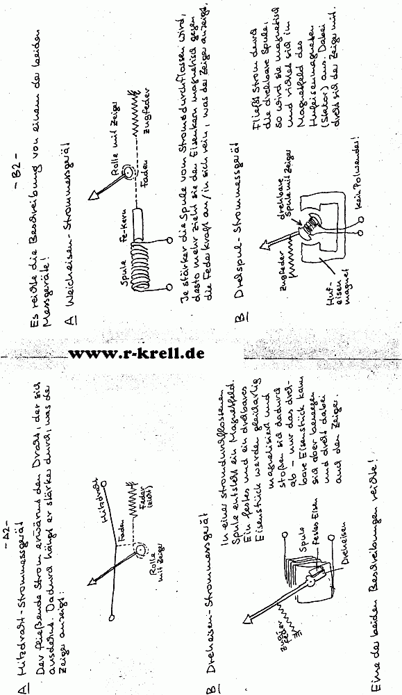 Physiktest 8 -- Rückseite der Lösungsblätter (Aufg. 5)