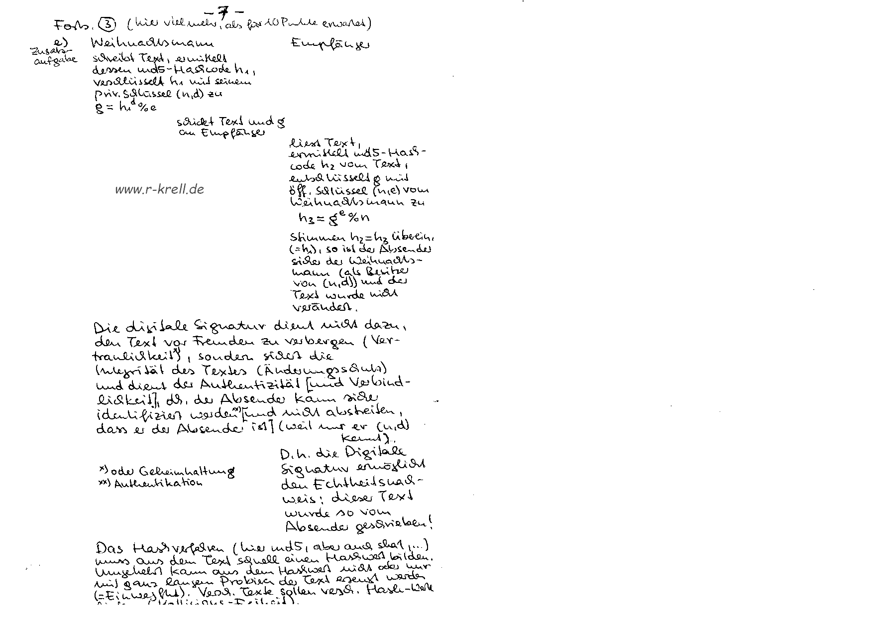 handschriftl. Klausurlösung, Seite 7