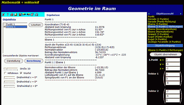 Winfkt Mathe - Berechnung