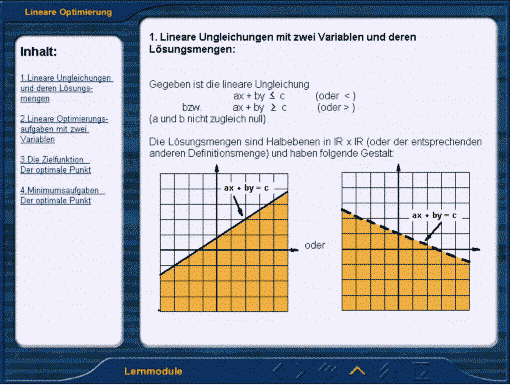 (Bildschirmfoto der Software, Farbtiefe reduziert)