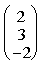 (2,3,-2)