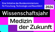 Logo Wissenschaftsjahr 2026: Medizin der Zukunft